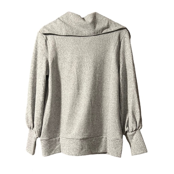 NWT Parker & Quinn 1/4 Zip Pullover Gray Sweater Size Small - Picture 2 of 7